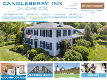 Tablet Screenshot of candleberryinn.com